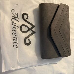 Milisente Gray Clutch w/ Dust Bag